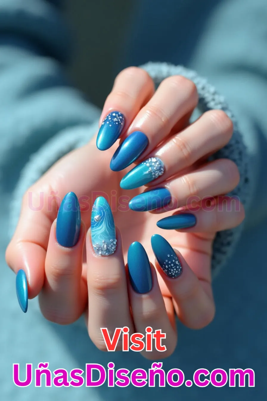 20. Almendra azul mar - Reinventa tu Manicura 25 Diseños de Uñas Almendra Impresionantes para (2).jpeg
