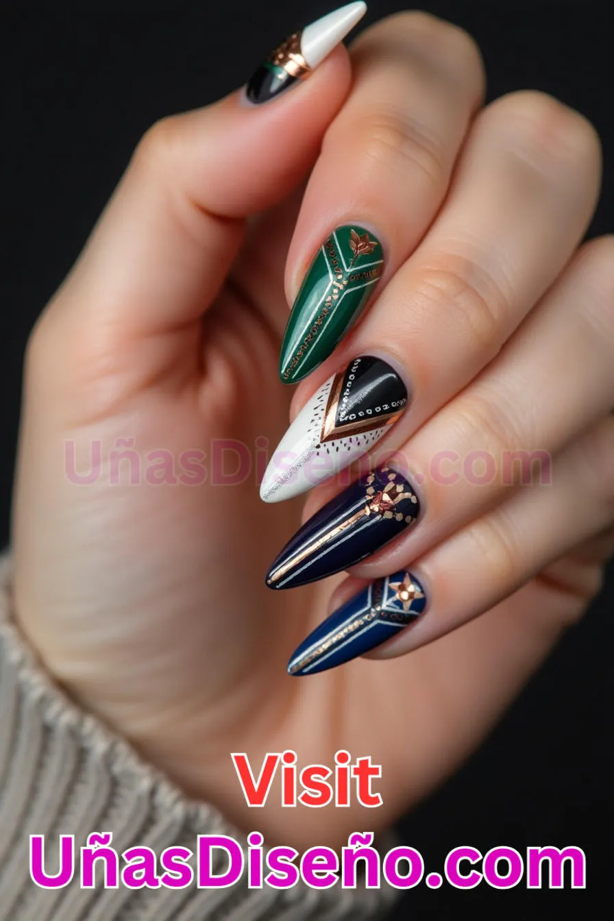 20. Extravagancia Art Déco - Tendencias 2025 30 Estilos de Uñas Almendra que Marcan la Diferencia (5).jpeg