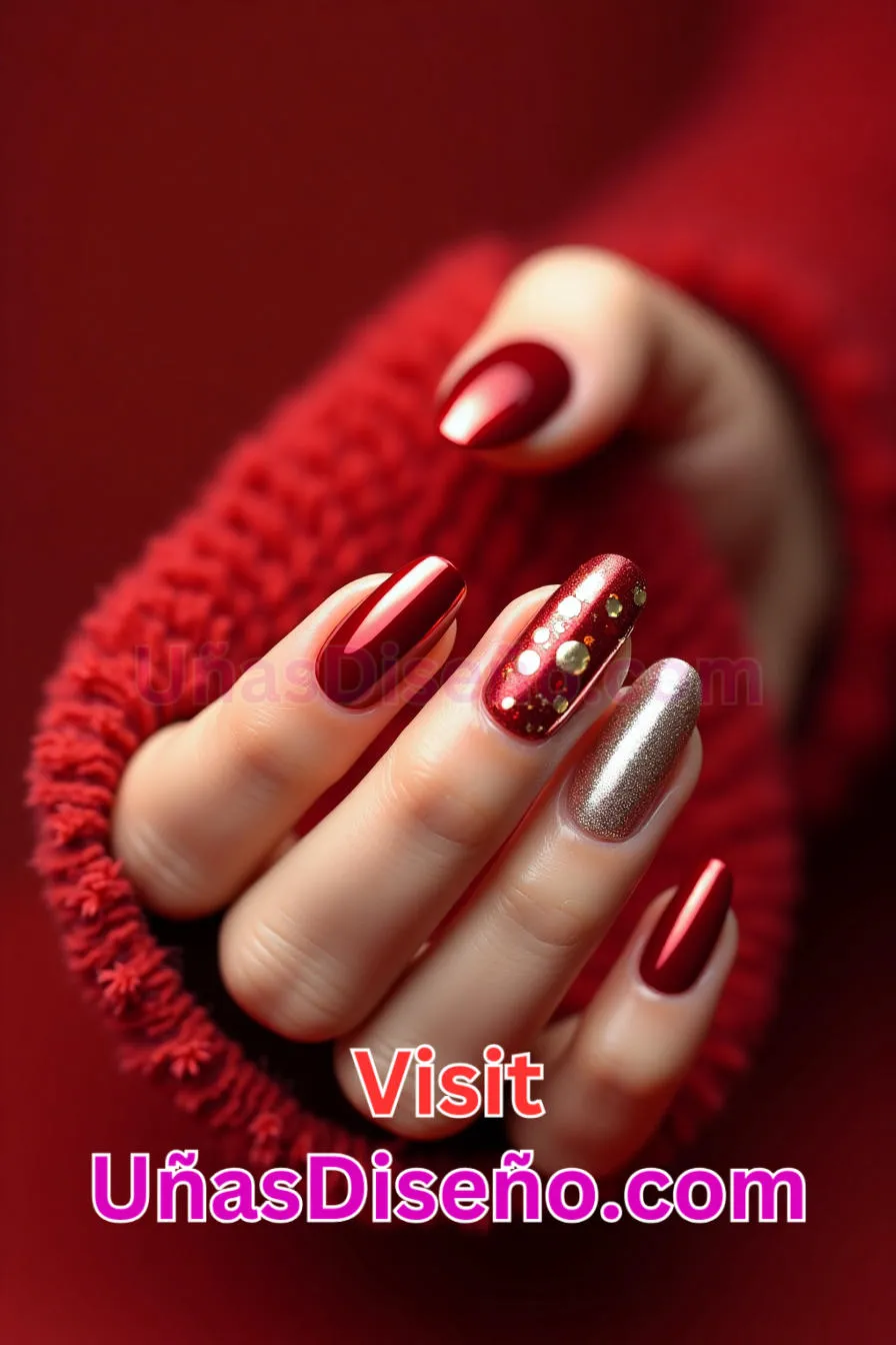 21 Diseños de uñas acrílicas rojo rubí mejores diseños de uñas acrílicas para una manicura elegante y duradera 3.jpeg