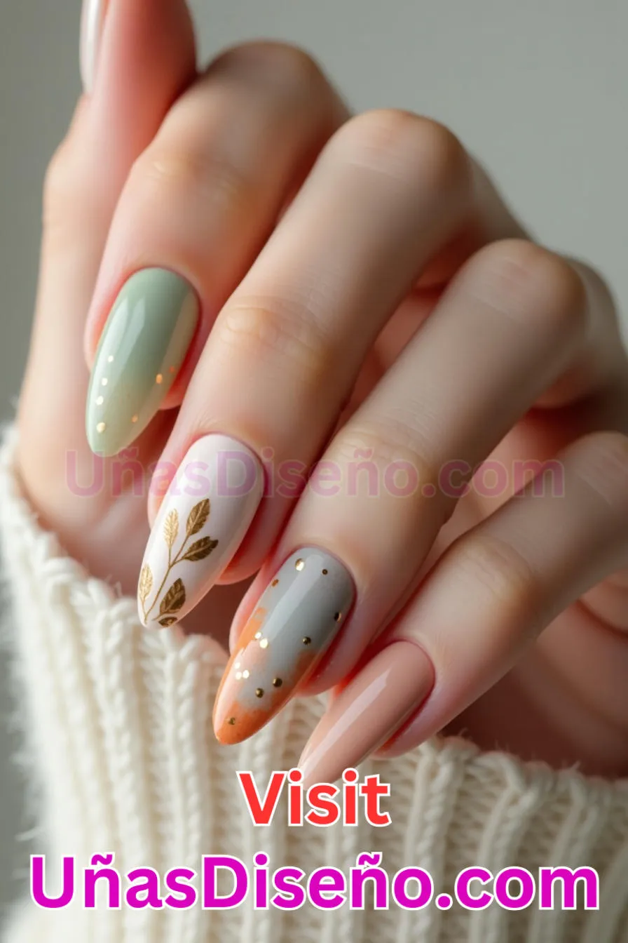 21. Aspecto natural respetuoso con el medio ambiente - Cómo Elegir el Diseño Perfecto para Uñas Almendra 21 Ideas Exclusivas para Brillar (3).jpeg