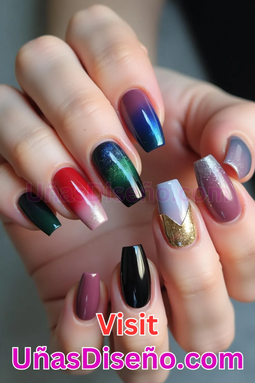 21. Uñas de gel en forma de ataúd - Brilla como nunca 25 diseños de esmaltes de gel, gelish y gel para uñas que tienes que probar (3).jpeg