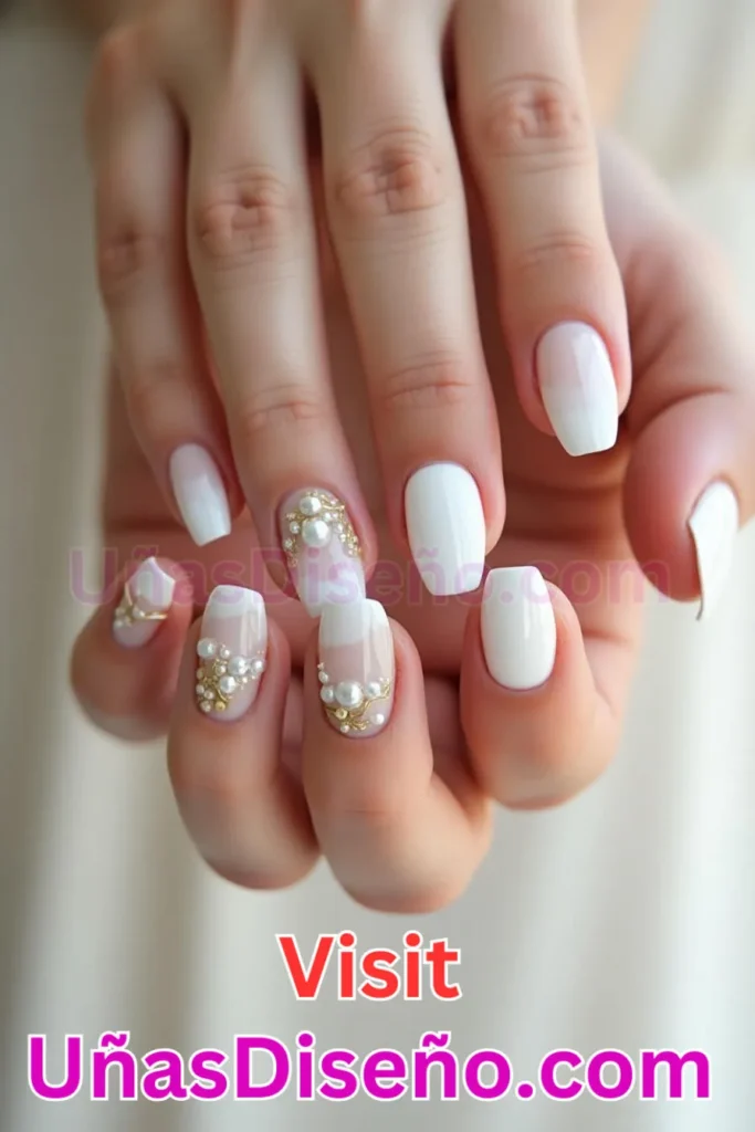 22. Blanco clásico chic - Mejora tu manicura 25 esmaltes de gel y gelatina elegantes y duraderos (7).jpeg