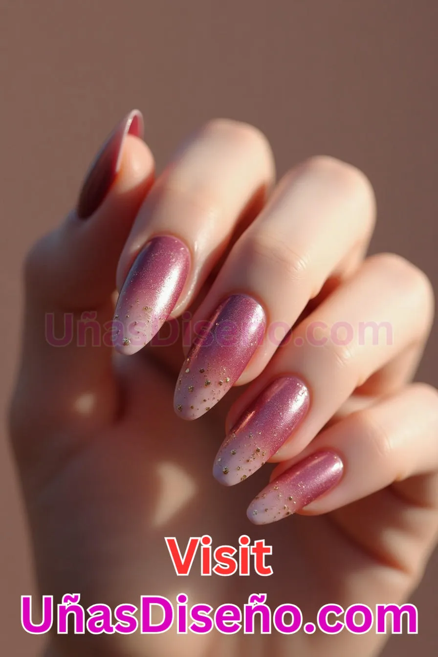 22. Opulento Ombre Almendra - Reinventa tu Manicura 25 Diseños de Uñas Almendra Impresionantes para (2).jpeg