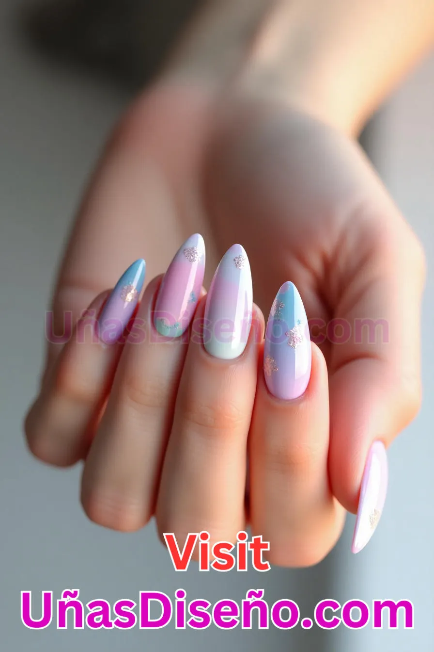 22. Susurro de acuarela - Tendencias 2025 30 Estilos de Uñas Almendra que Marcan la Diferencia (3).jpeg