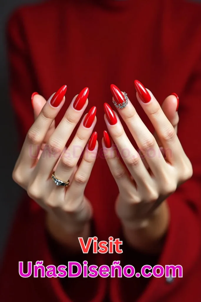 22. Uñas de Gel Rojo Clásico - Dale Glamour a tus Uñas La Guía Definitiva para 25 Esmaltes de Gel con Gelly y Gelish (4).jpeg