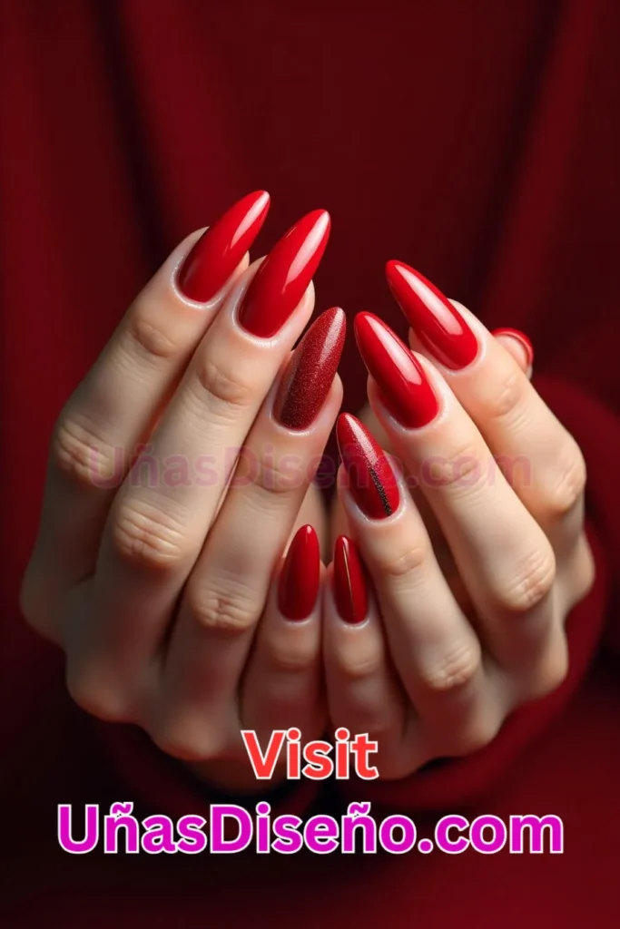 22. Uñas de Gel Rojo Clásico - Dale Glamour a tus Uñas La Guía Definitiva para 25 Esmaltes de Gel con Gelly y Gelish (5).jpeg