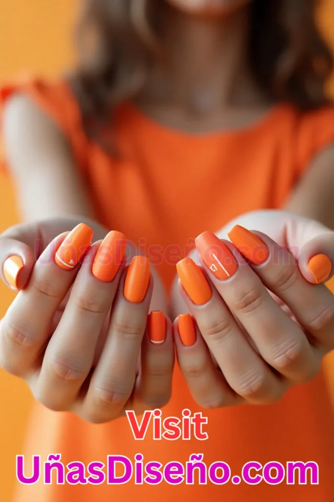 23. Diseño de uñas de verano con naranja brillante y acabado mate (1).jpeg