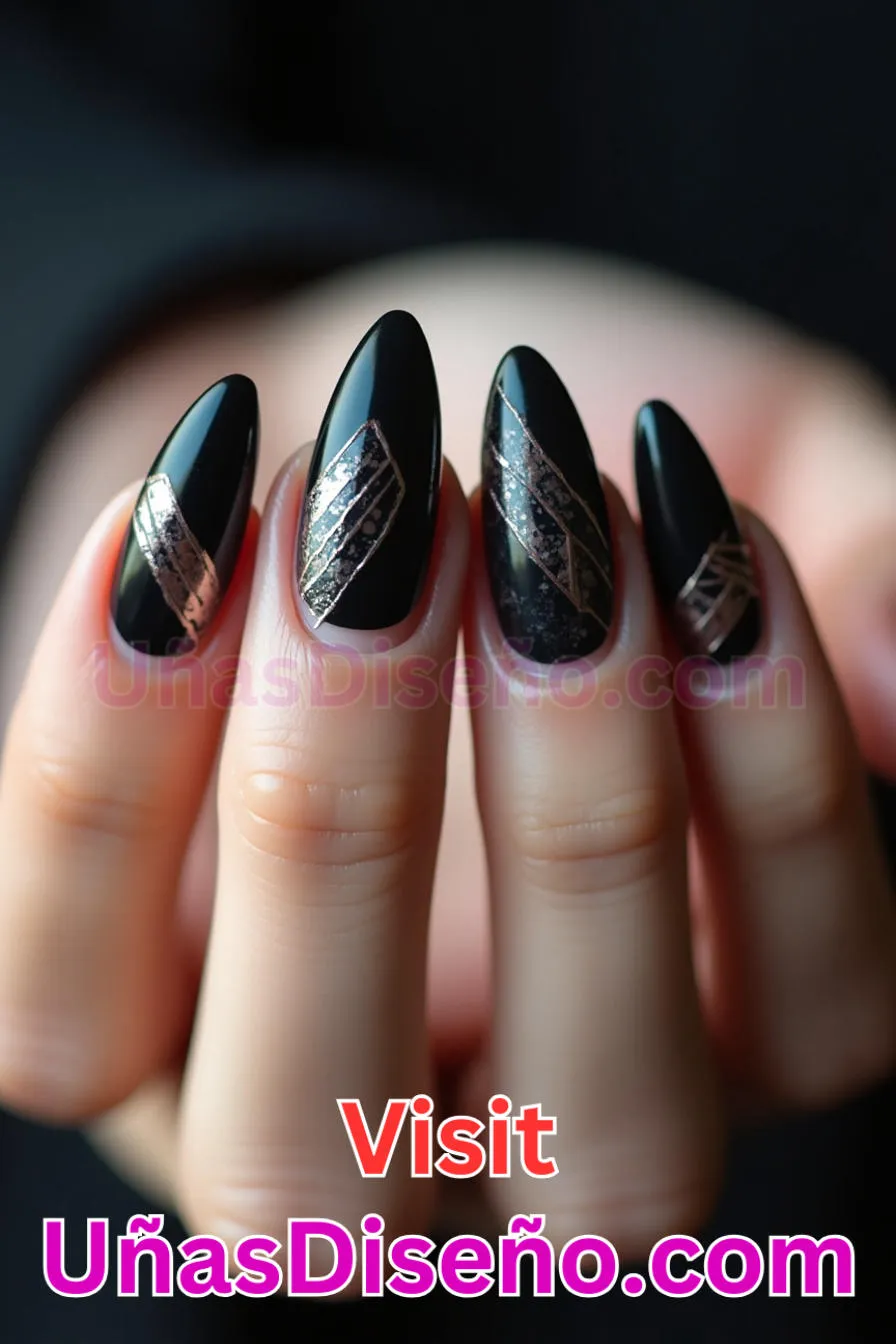 23. Edgy Blackout Vibes - Tendencias 2025 30 Estilos de Uñas Almendra que Marcan la Diferencia (5).jpeg