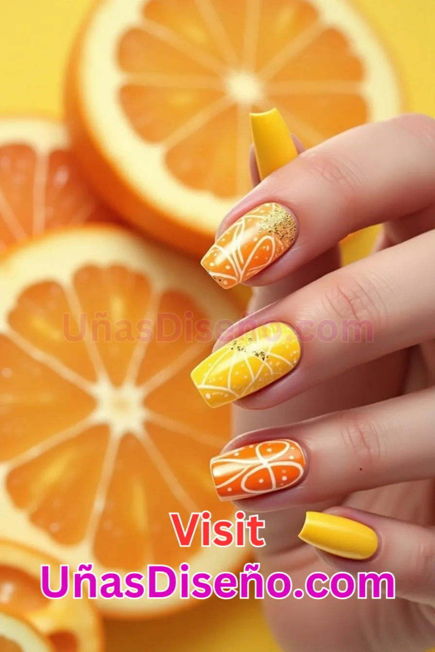 24 Uñas de pomelo amarillo Los 25 Mejores Diseños de Uñas Para Principiantes 1.jpeg