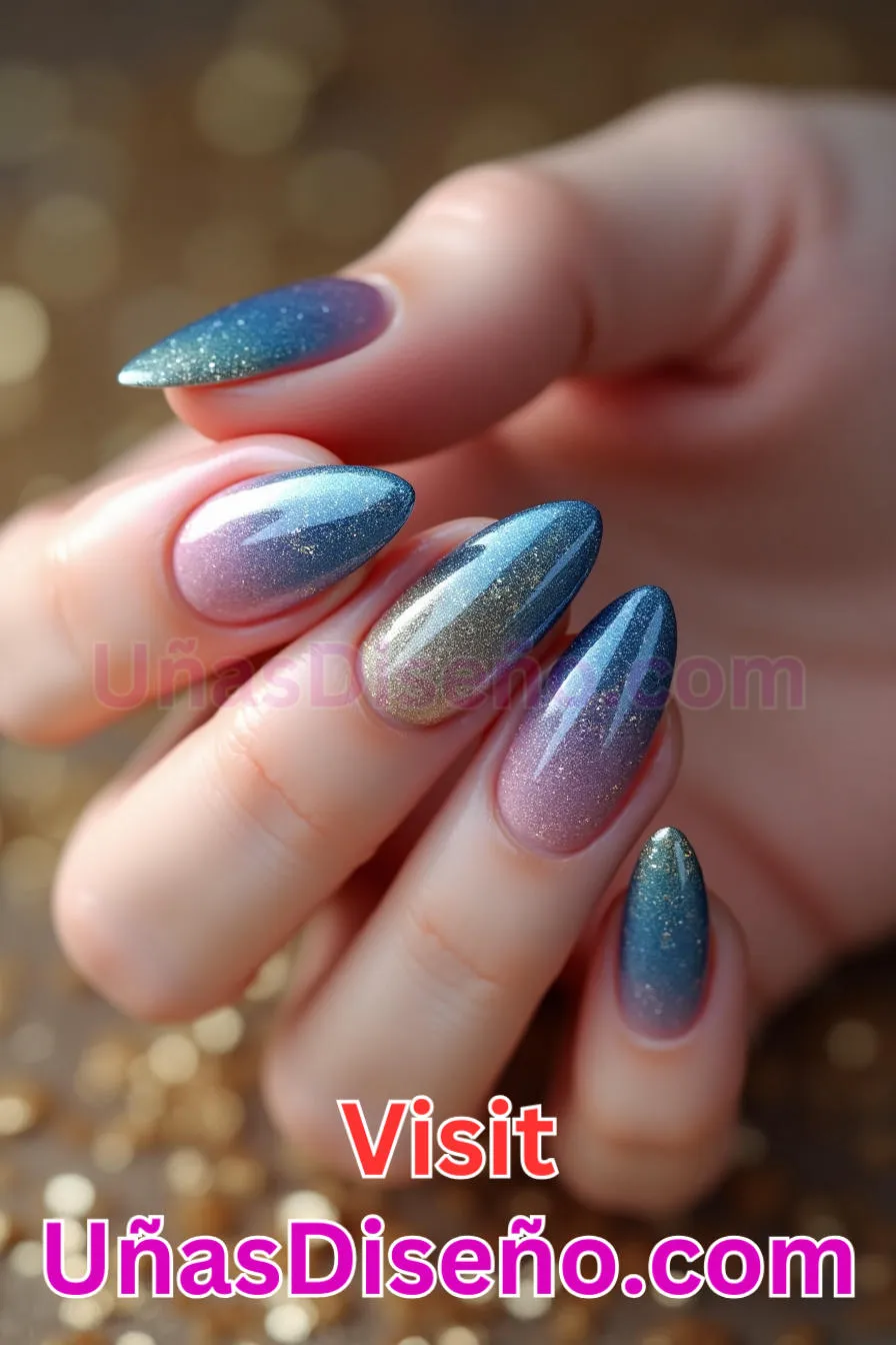 24. Glam Glitter Gradient - Tendencias 2025 30 Estilos de Uñas Almendra que Marcan la Diferencia (5).jpeg