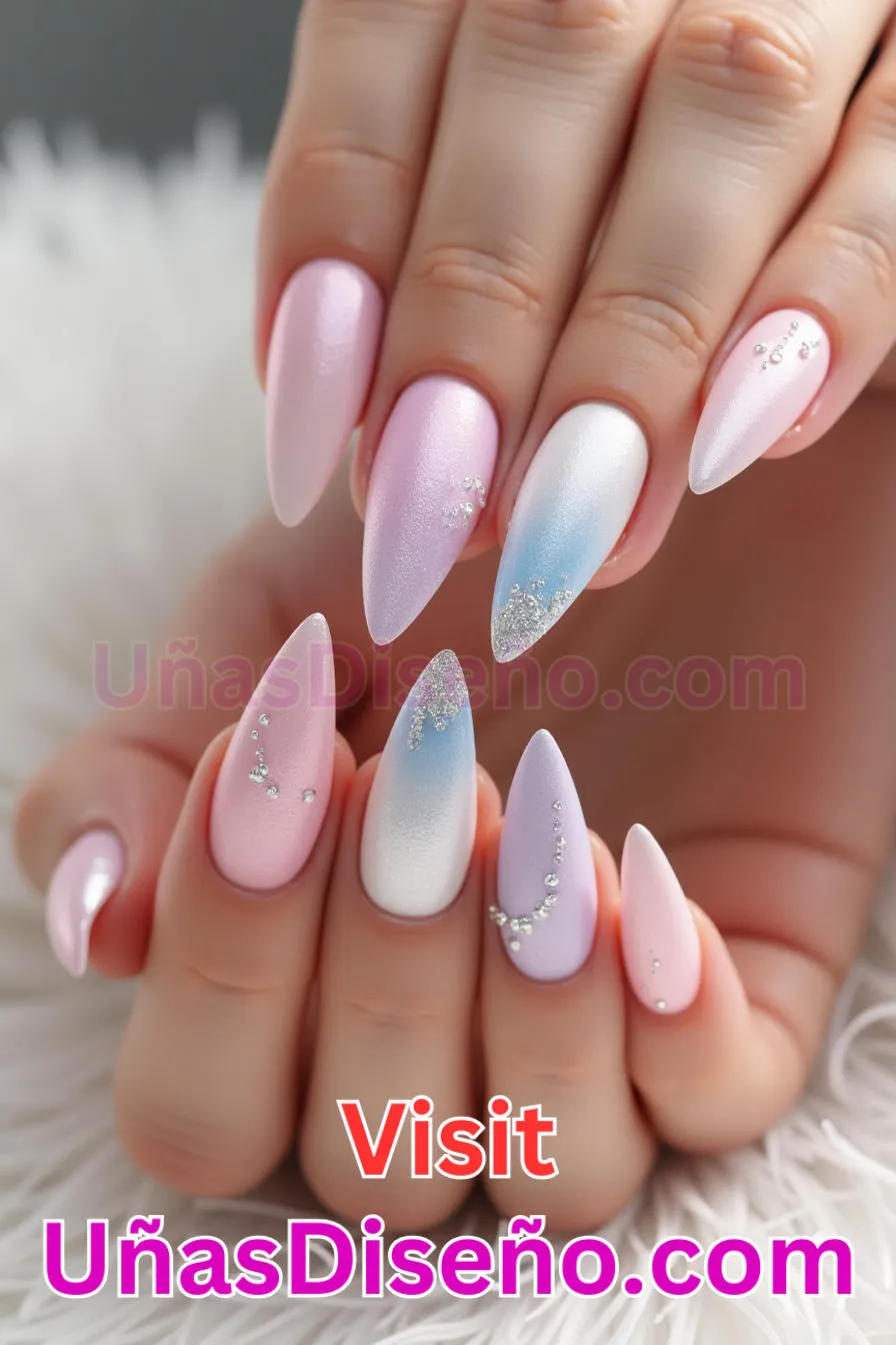 24. Sutil brillo almendra - Reinventa tu Manicura 25 Diseños de Uñas Almendra Impresionantes para (1).jpeg