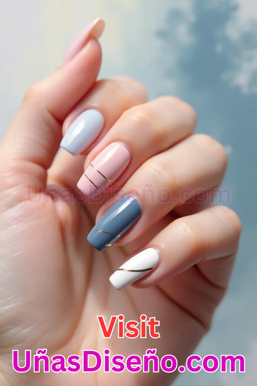 25. Líneas minimalistas - Brilla como nunca 25 diseños de esmaltes de gel, gelish y gel para uñas que tienes que probar (5).jpeg