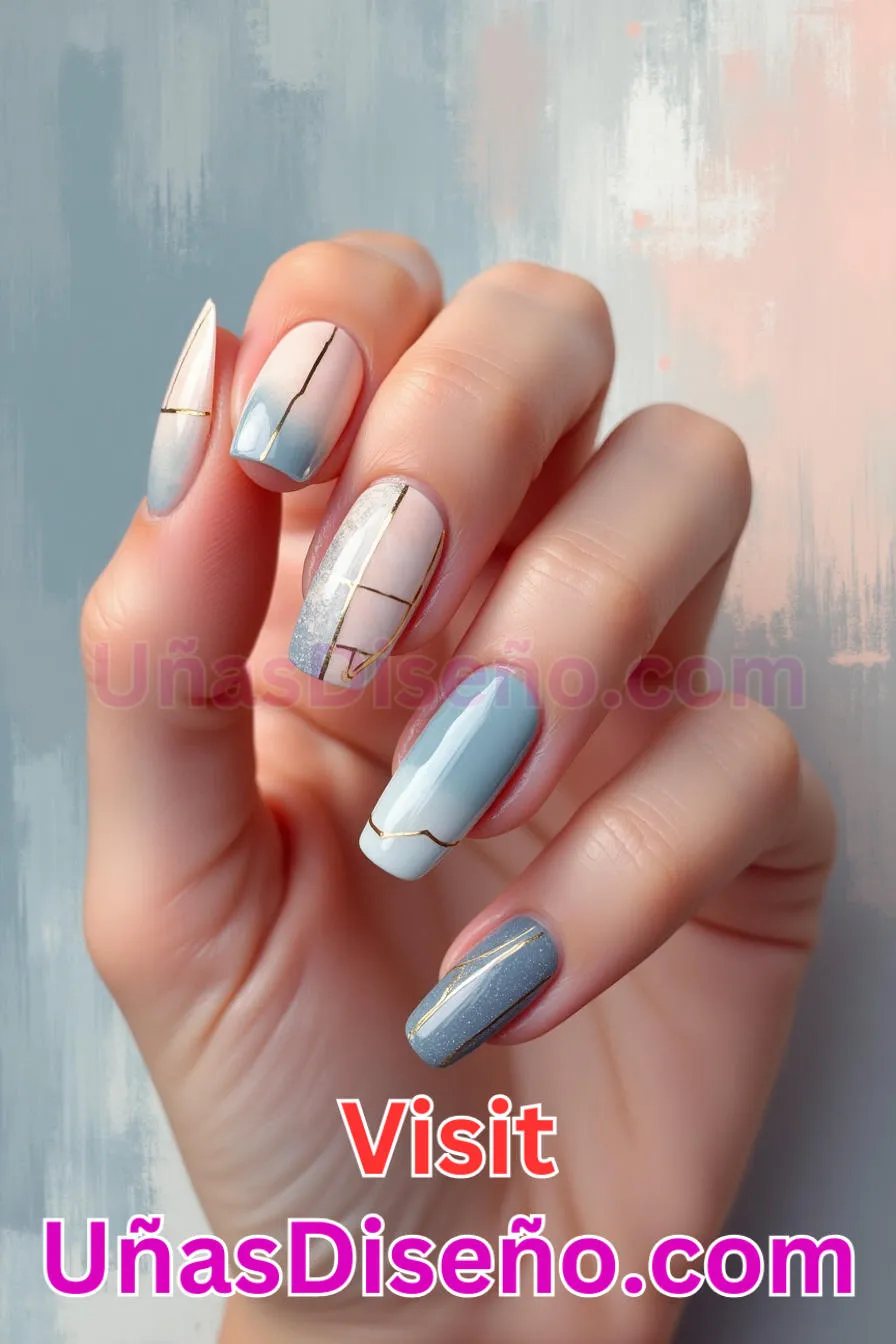 25. Líneas minimalistas - Brilla como nunca 25 diseños de esmaltes de gel, gelish y gel para uñas que tienes que probar (6).jpeg