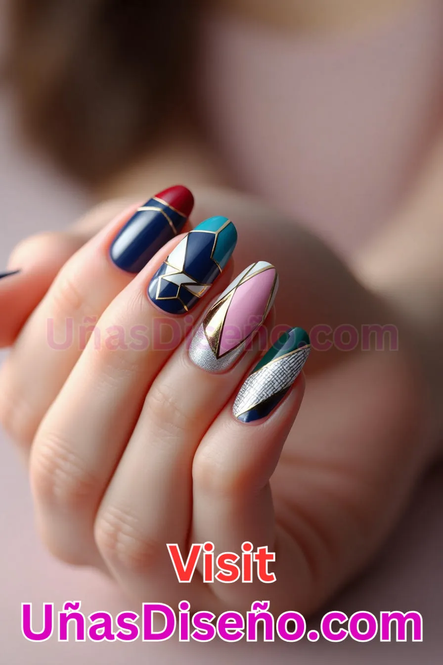 29. Geometric Flair Extravaganza - Tendencias 2025 30 Estilos de Uñas Almendra que Marcan la Diferencia (3).jpeg