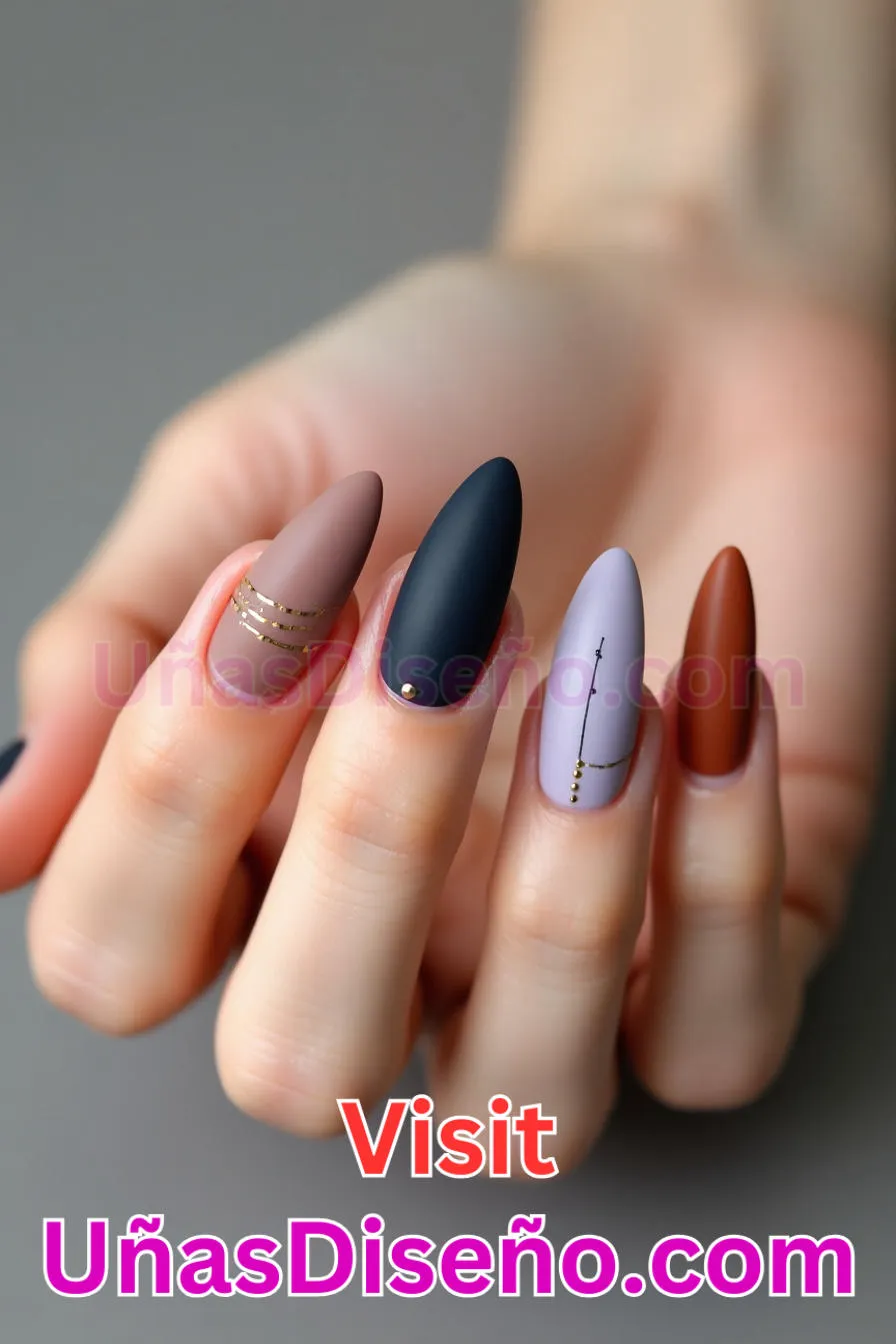 3. Acabado mate minimalista - Cómo Elegir el Diseño Perfecto para Uñas Almendra 21 Ideas Exclusivas para Brillar (8).jpeg