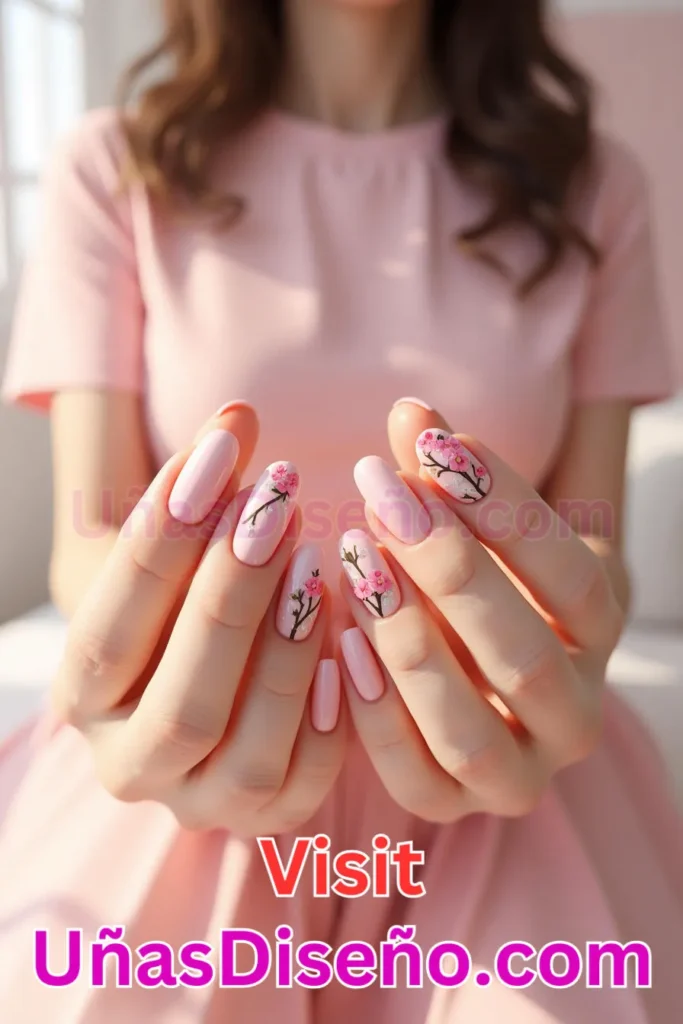 3. Diseños de uñas con estampado floral de cerezos en rosa suave (2).jpeg