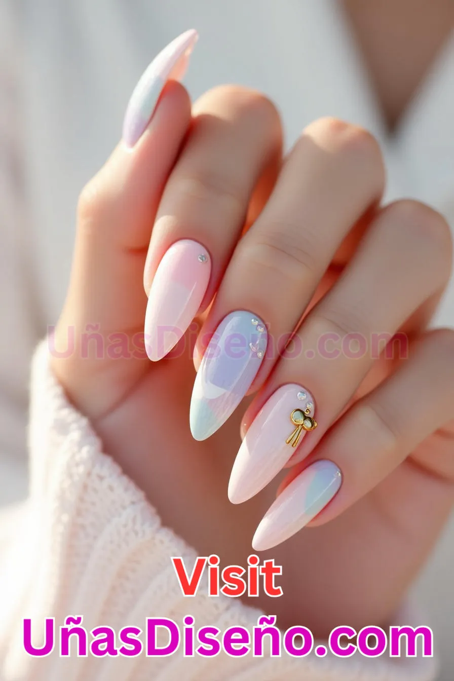 3. Pastel Elegance Fusion - Tendencias 2025 30 Estilos de Uñas Almendra que Marcan la Diferencia (3).jpeg