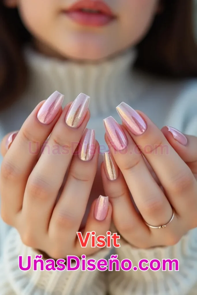 3. Uñas brillantes transparentes - 25 innovadores diseños de uñas semipermanentes para un look elegante y duradero (4).jpeg