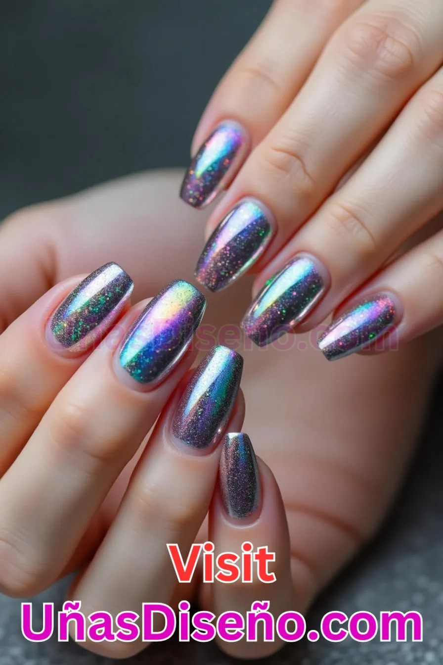 3. Uñas espejo holográficas - Diseño de uñas espejo La guía definitiva para conseguir un aspecto brillante y reflectante (5).jpeg