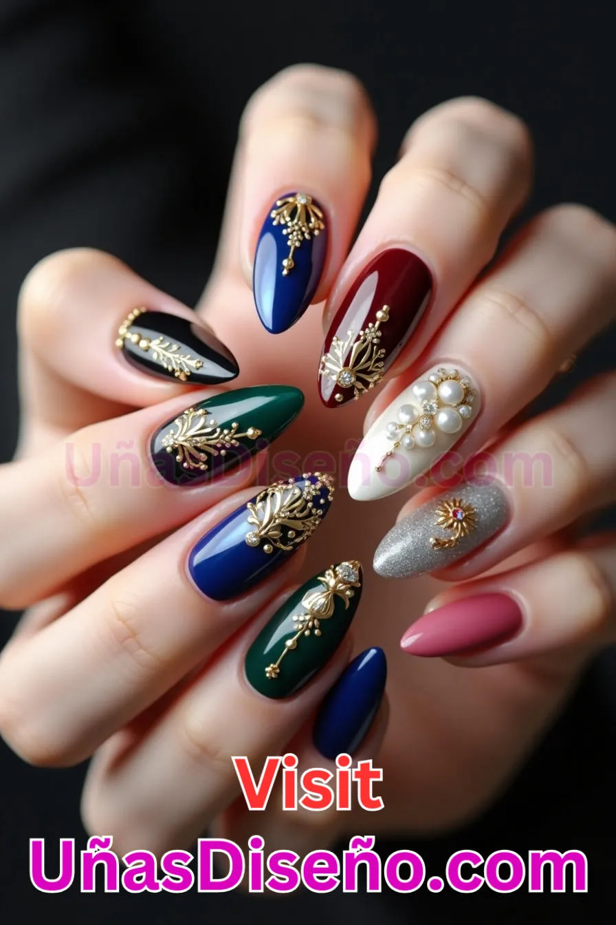 30. Embellecedor Luxe Statement - Tendencias 2025 30 Estilos de Uñas Almendra que Marcan la Diferencia (1).jpeg