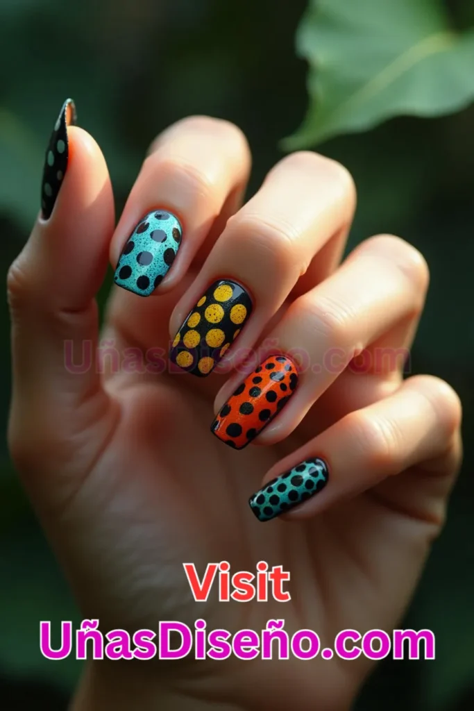 31. Rana dardo venenoso Diseños de uñas - 51 Diseños de uñas con estampado animal para combinar a la perfección con tus vestidos (1).jpeg