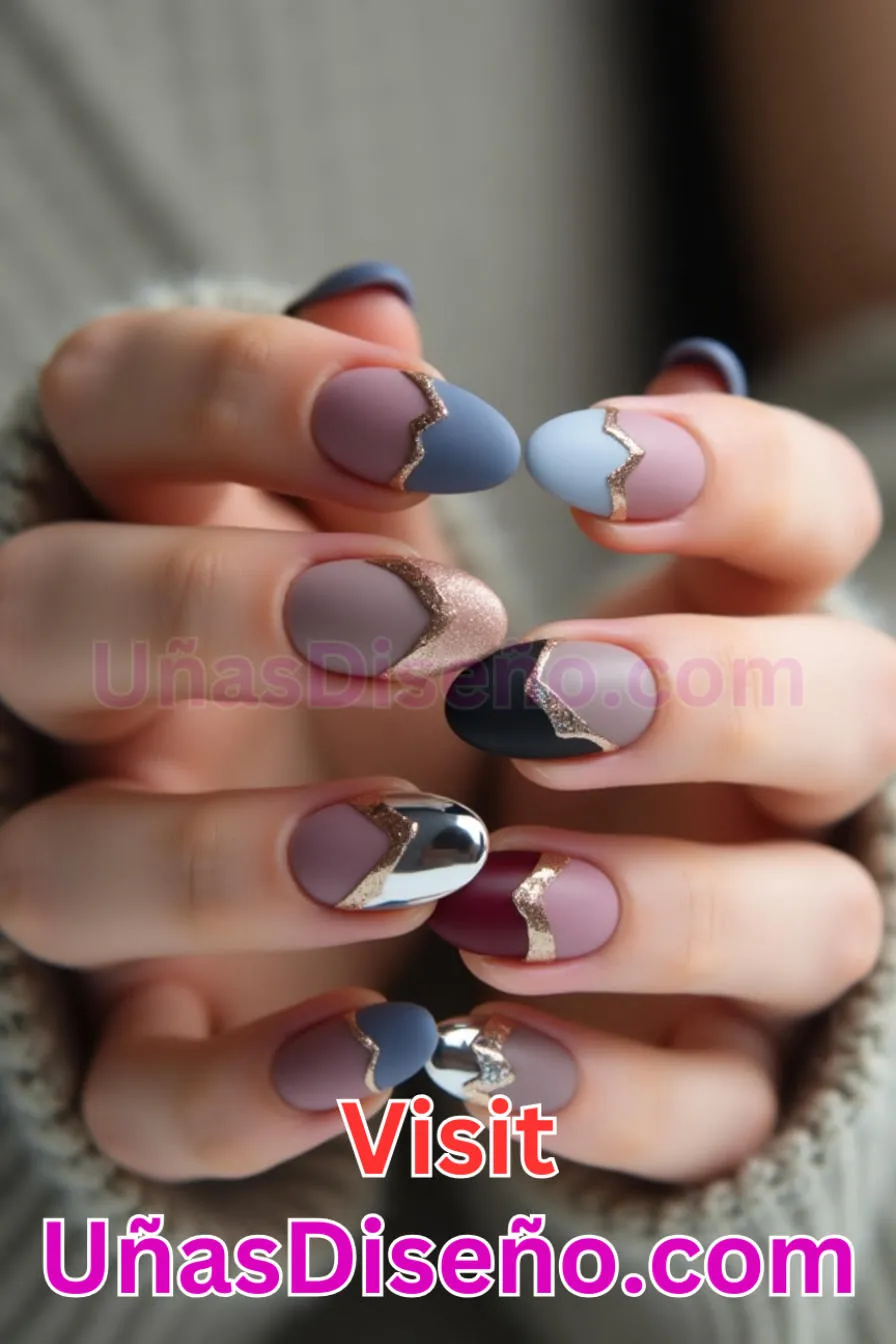 4. Almendra francesa mate - 20 Uñas de Almendra Elegance Diseños exclusivos para un look sofisticado (12).jpeg