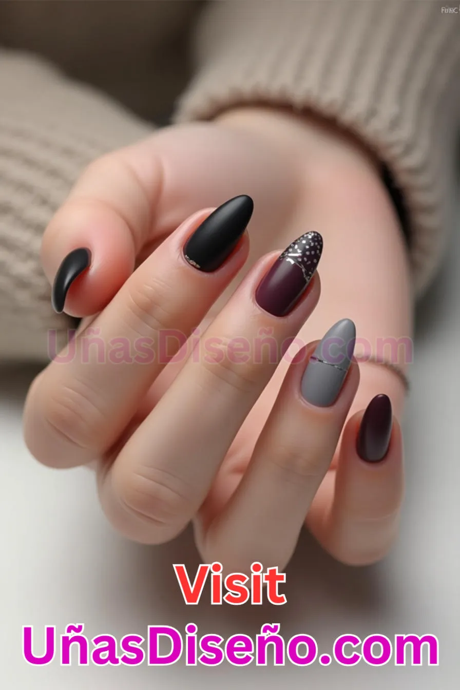 4. Almendra francesa mate - 20 Uñas de Almendra Elegance Diseños exclusivos para un look sofisticado (4).jpeg