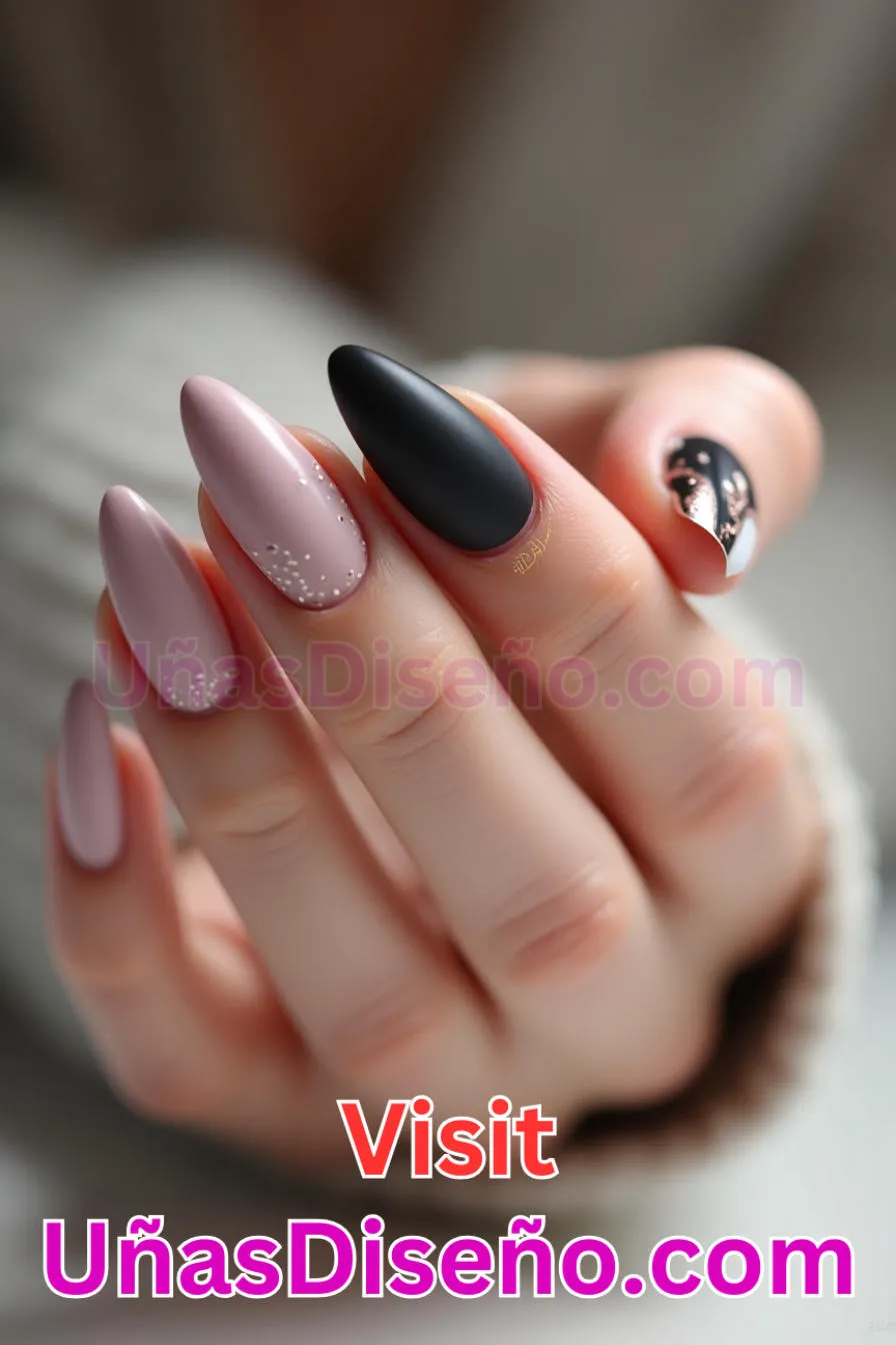 4. Almendra francesa mate - 20 Uñas de Almendra Elegance Diseños exclusivos para un look sofisticado (6).jpeg