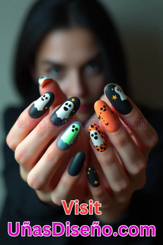 4. Fantasmas Divertidos en Fondo Mate - Los 10 diseños de uñas de Halloween más de moda en la Ciudad de México (2).jpeg