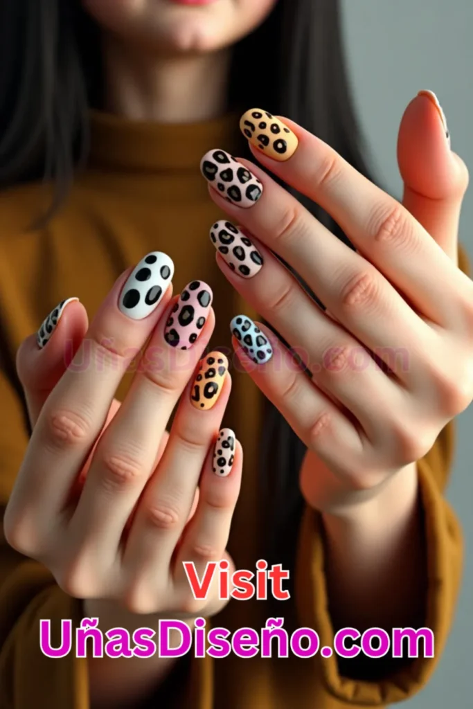 4. Guepardo Diseños de uñas - 51 Diseños de uñas con estampado animal para combinar a la perfección con tus vestidos (1).jpeg