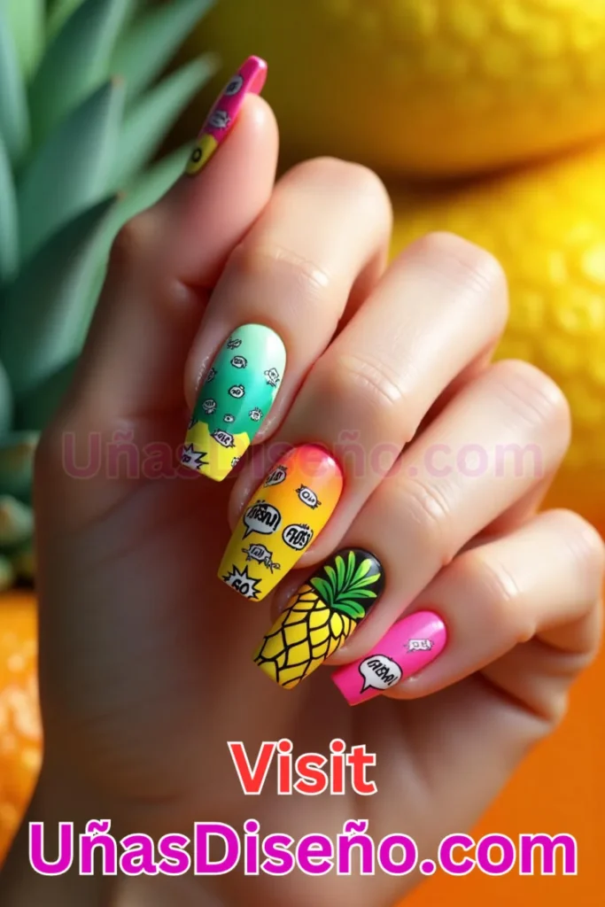 4. Pineapple Pop Art - Fun and Bold for a Unique Style (1).jpeg