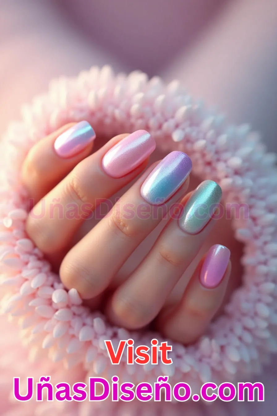 4. Unicornio Ombre - Los 20 mejores diseños de uñas con purpurina para lucir un look deslumbrante (3).jpeg