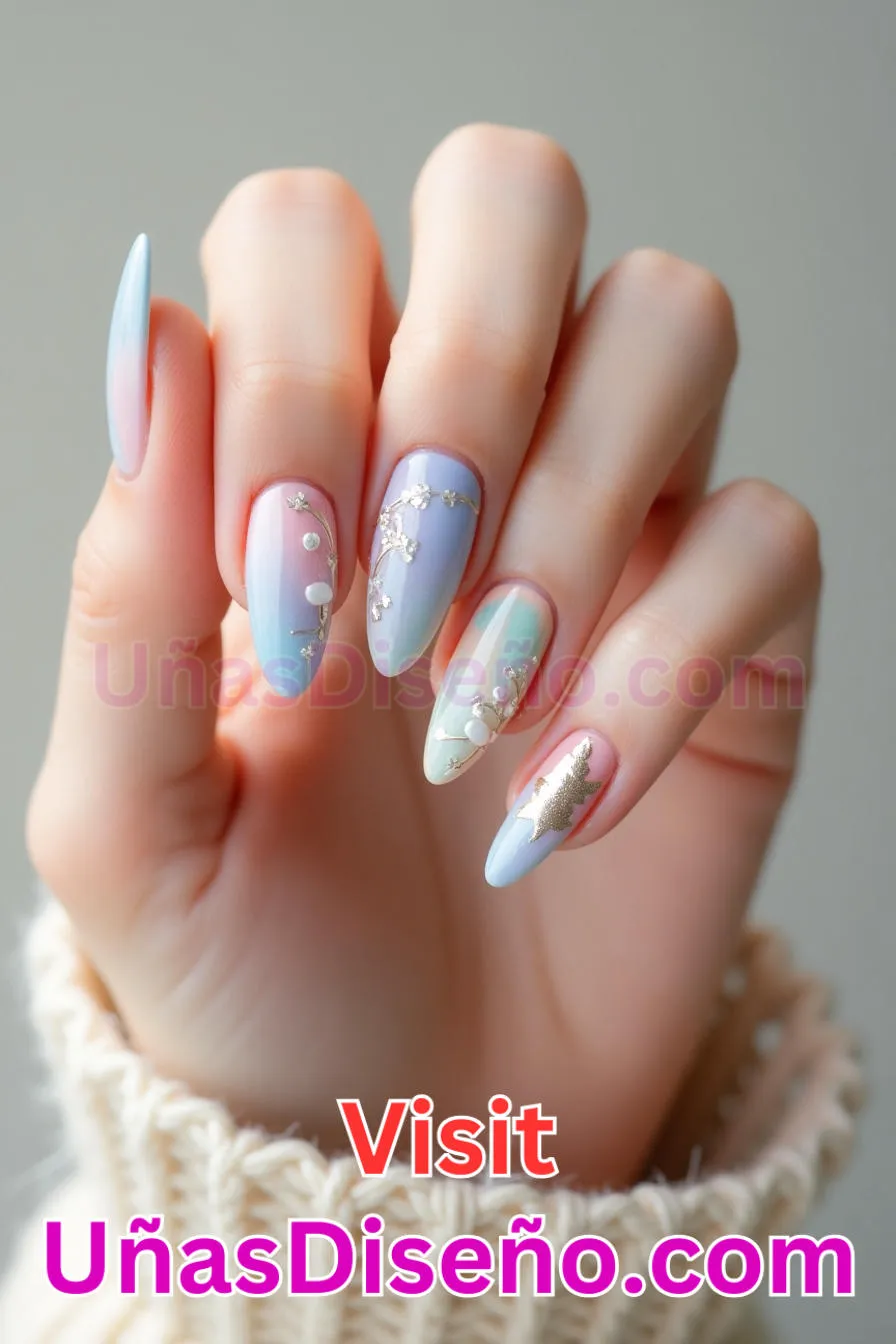 5. Almendra Sueño Pastel - Reinventa tu Manicura 25 Diseños de Uñas Almendra Impresionantes para (6).jpeg