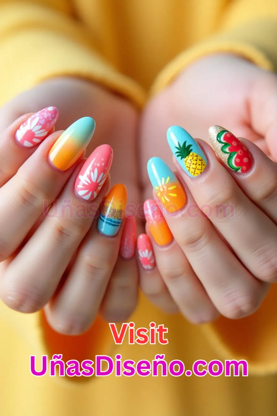 5. Diseño de uñas acrílicas de verano Los mejores diseños de uñas de acrílico Ideas modernas y únicas para cada ocasión (4).jpeg
