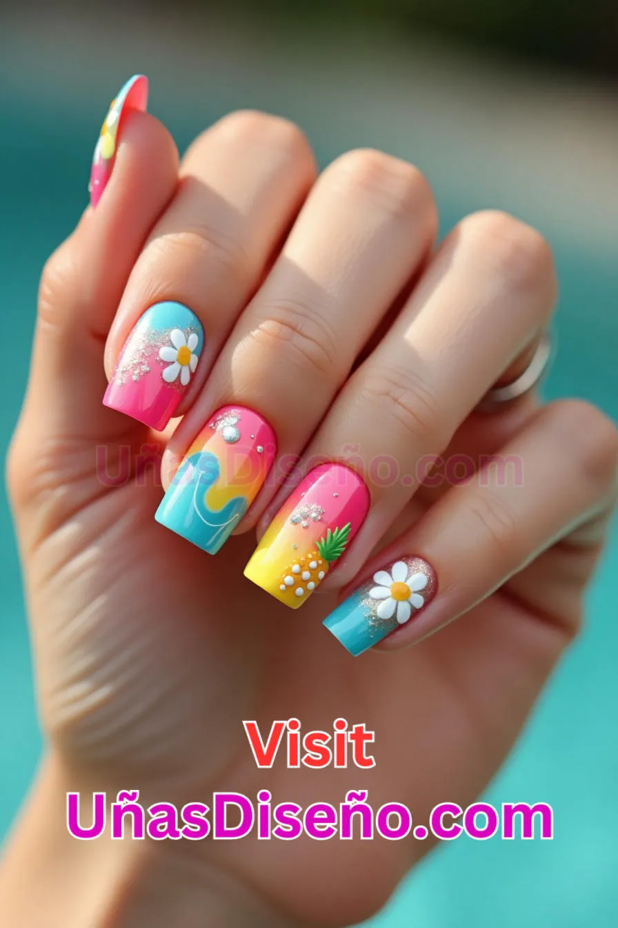 5. Diseño de uñas acrílicas de verano Los mejores diseños de uñas de acrílico Ideas modernas y únicas para cada ocasión (8).jpeg