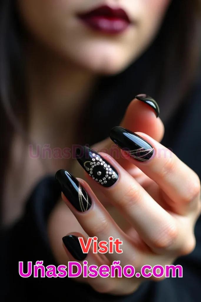 5. Elegancia en negro brillante - 25 diseños de uñas semipermanentes únicos para un estilo duradero y sofisticado (3).jpeg