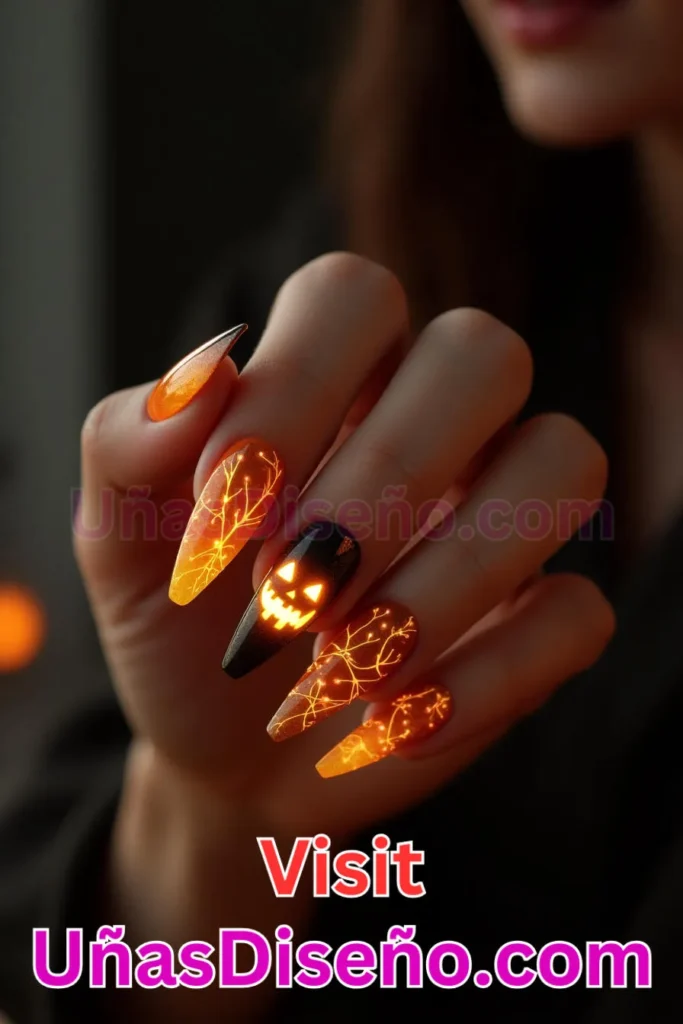 5. Estilo Calabaza Encantada - Los 10 diseños de uñas de Halloween más de moda en la Ciudad de México (2).jpeg