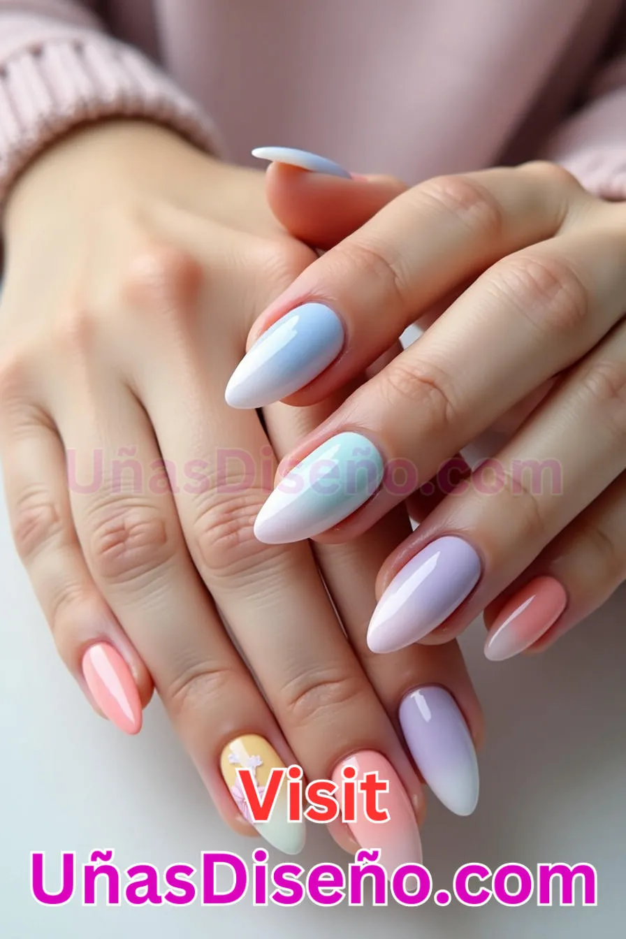 5. Pastel Ombre Almendra - 20 Uñas de Almendra Elegance Diseños exclusivos para un look sofisticado (1).jpeg
