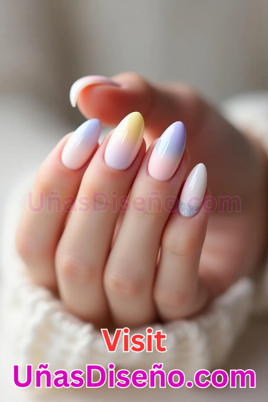 5. Pastel Ombre Almendra - 20 Uñas de Almendra Elegance Diseños exclusivos para un look sofisticado (7).jpeg