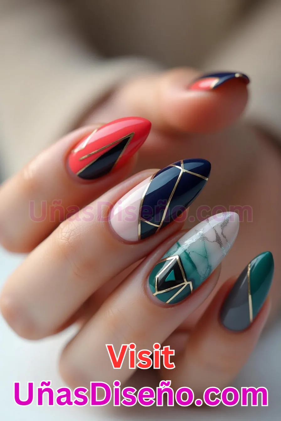 5. Patrones geométricos abstractos - Cómo Elegir el Diseño Perfecto para Uñas Almendra 21 Ideas Exclusivas para Brillar (6).jpeg