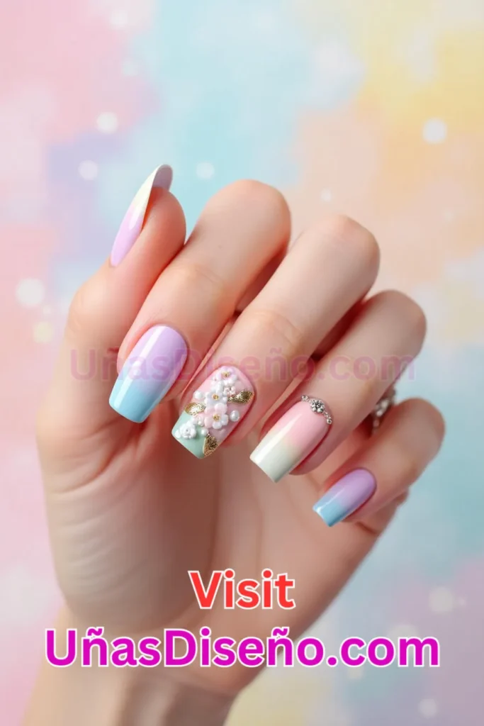 5. Uñas de gel en tonos pastel - Dale Glamour a tus Uñas La Guía Definitiva para 25 Esmaltes de Gel con Gelly y Gelish (1).jpeg