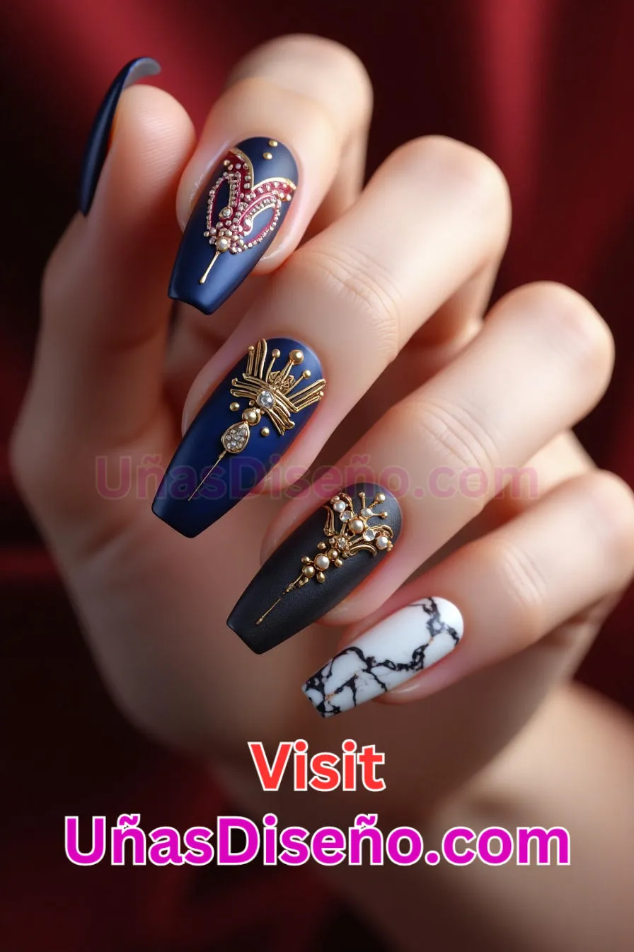 6 Un conjunto regio Diseños de uñas mejores diseños de uñas acrílicas para una manicura elegante y duradera 6.jpeg