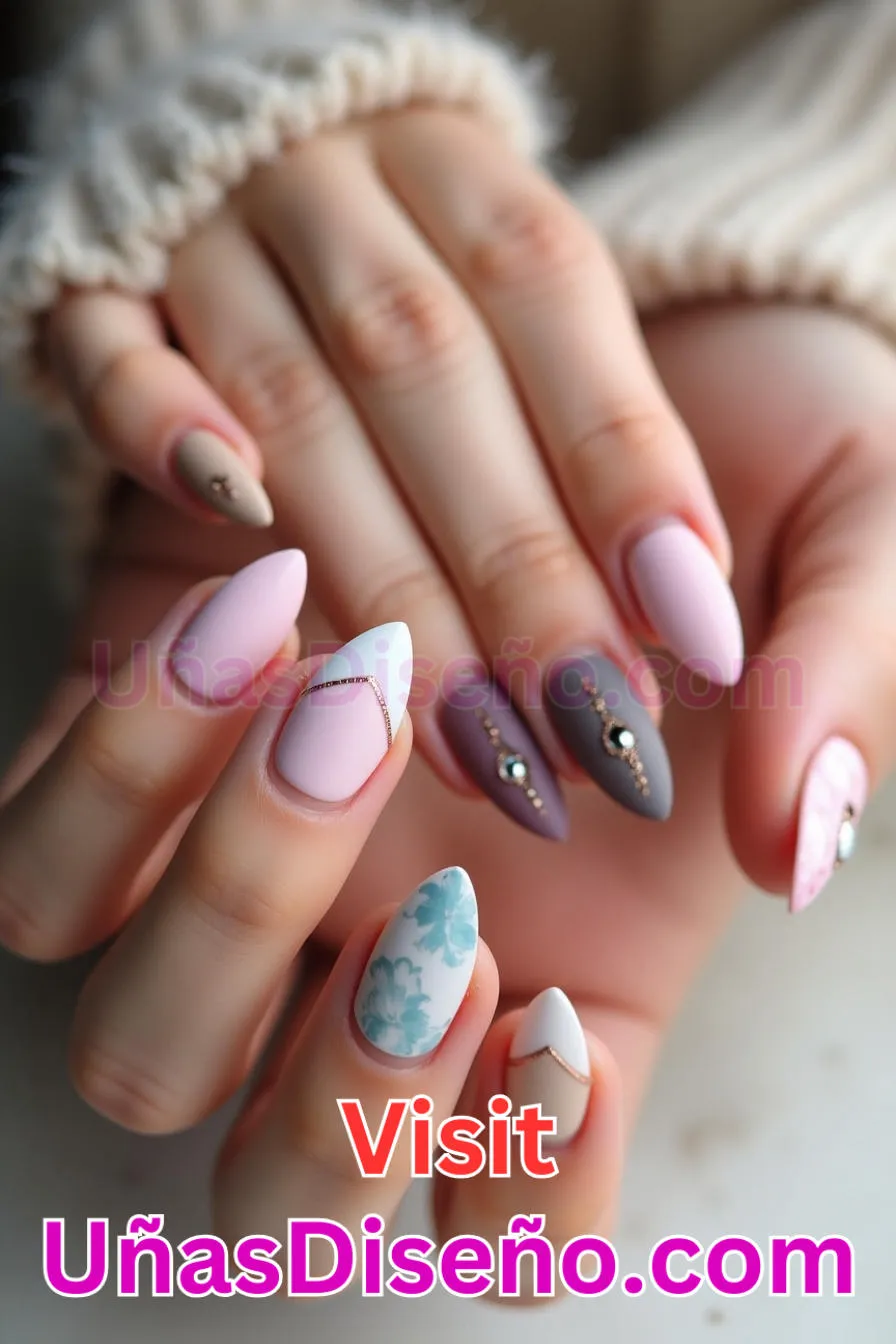 6. Acentos Florales Almendra - 20 Uñas de Almendra Elegance Diseños exclusivos para un look sofisticado (7).jpeg