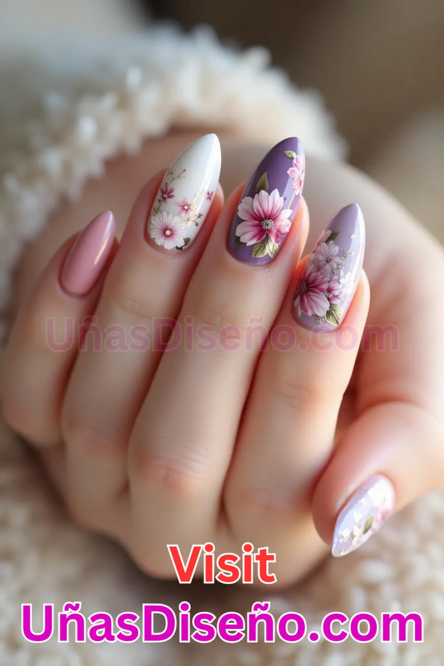 6. Adornos florales - Cómo Elegir el Diseño Perfecto para Uñas Almendra 21 Ideas Exclusivas para Brillar (1).jpeg