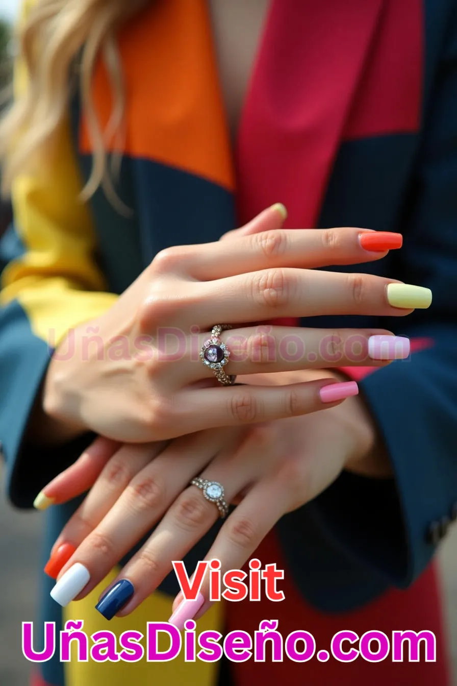 6. Manicura Francesa Inversa Multicolor (2)