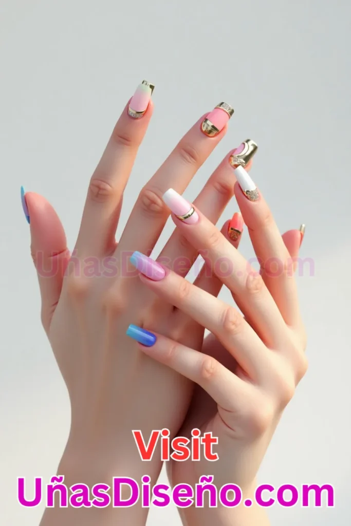 6. Manicura francesa reinventada - 25 fascinantes ideas de esmaltes de uñas de gel para un look de salón perfecto (1).jpeg