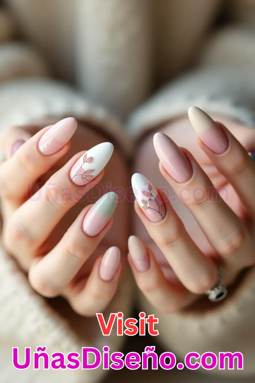 6. Minimalista Zen Vibe - Tendencias 2025 30 Estilos de Uñas Almendra que Marcan la Diferencia (2).jpeg