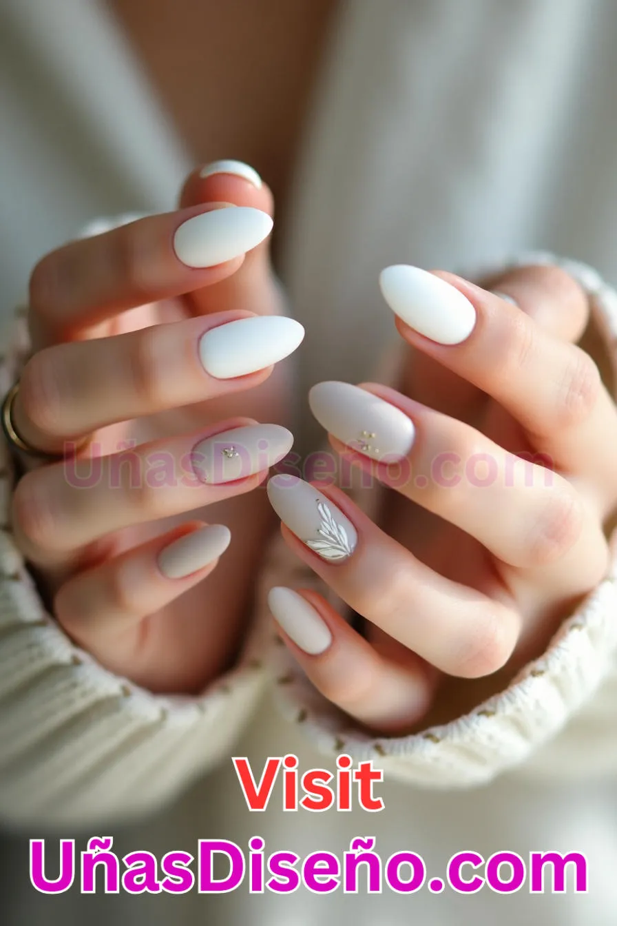 6. Minimalista Zen Vibe - Tendencias 2025 30 Estilos de Uñas Almendra que Marcan la Diferencia (4).jpeg