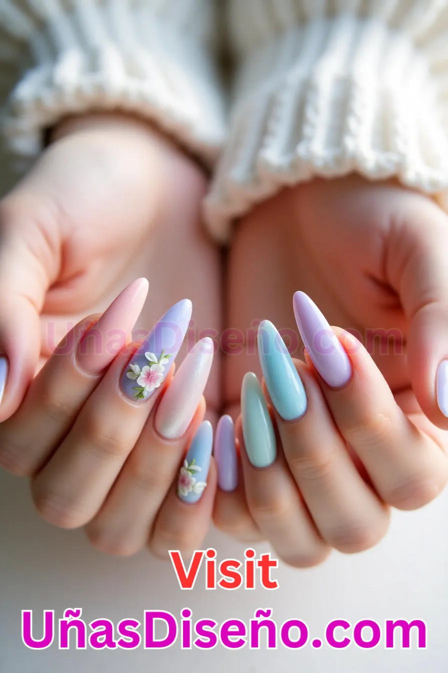 6. Perfección pastel - Brilla como nunca 25 diseños de esmaltes de gel, gelish y gel para uñas que tienes que probar (4).jpeg