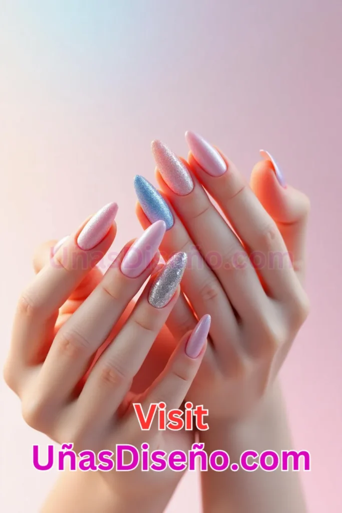 6. Uñas de gel con purpurina sutil - Dale Glamour a tus Uñas La Guía Definitiva para 25 Esmaltes de Gel con Gelly y Gelish (1).jpeg